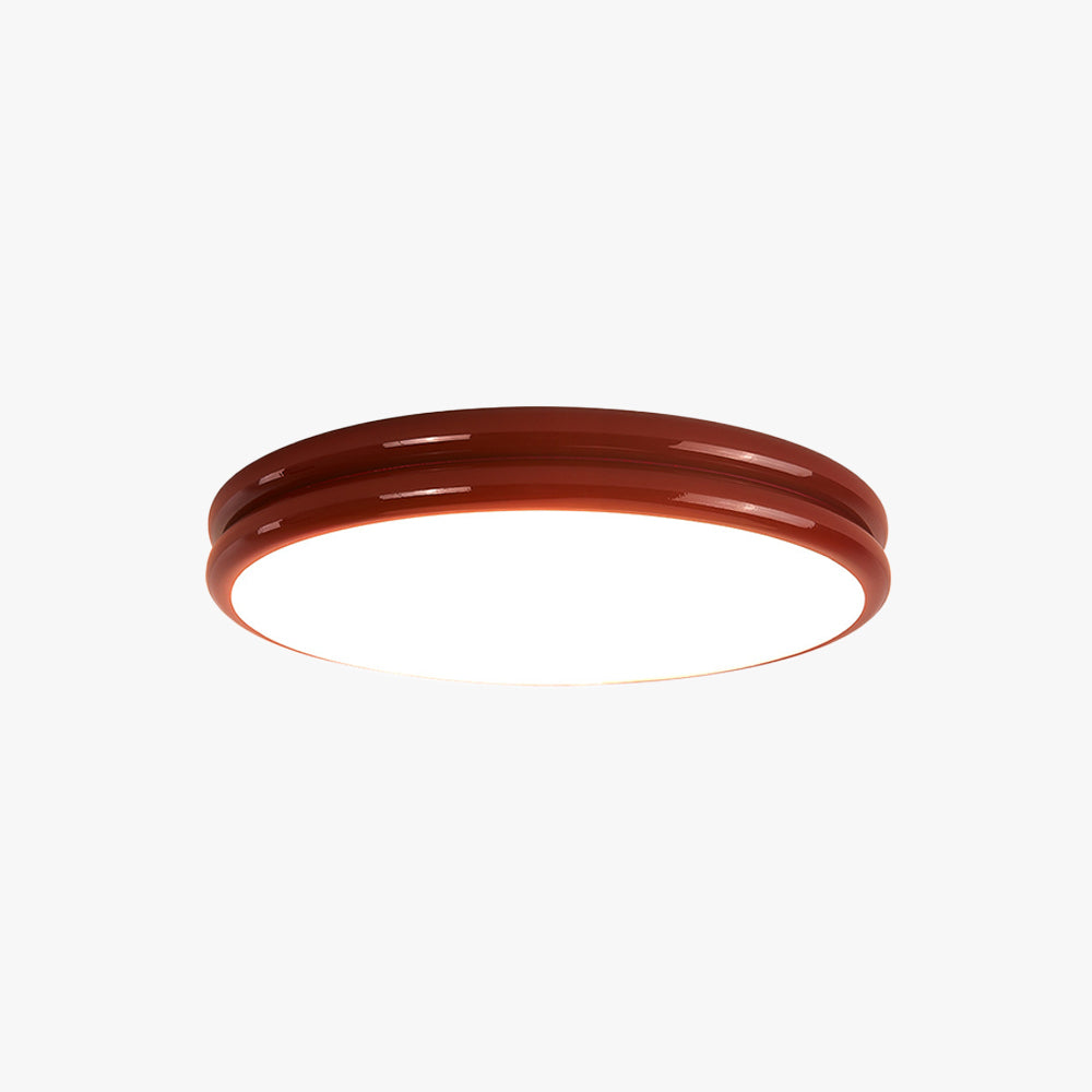 Plafondlamp Minimalistisch met Dubbele Ring en Rond Acryl Diffusor