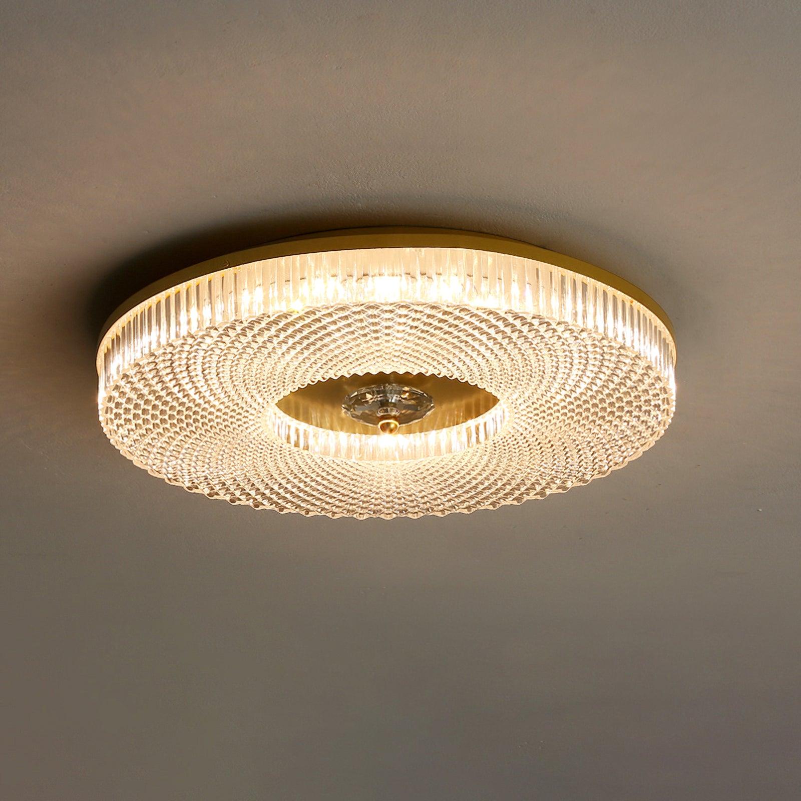 Plafondlamp Minimalistisch met Gestructureerd Acryl Diffuser en Geïntegreerde LED