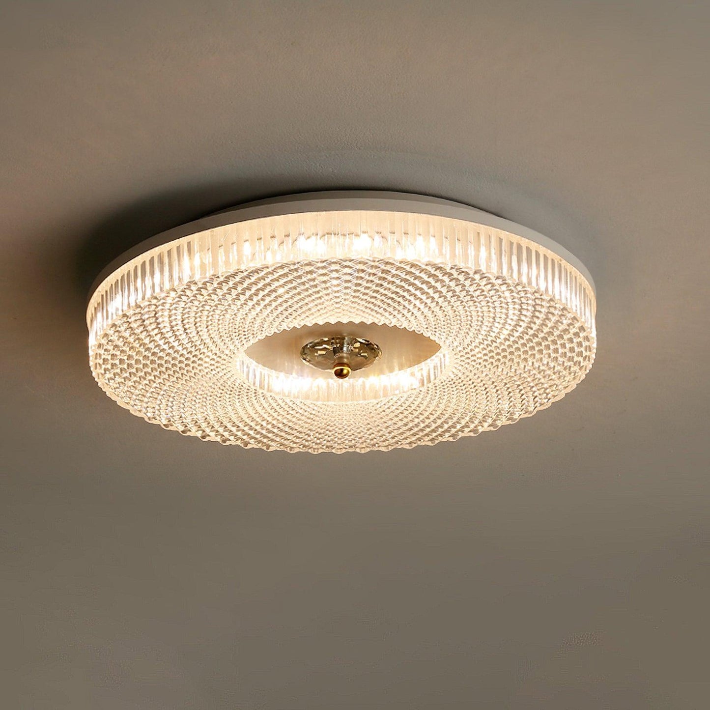 Plafondlamp Minimalistisch met Gestructureerd Acryl Diffuser en Geïntegreerde LED