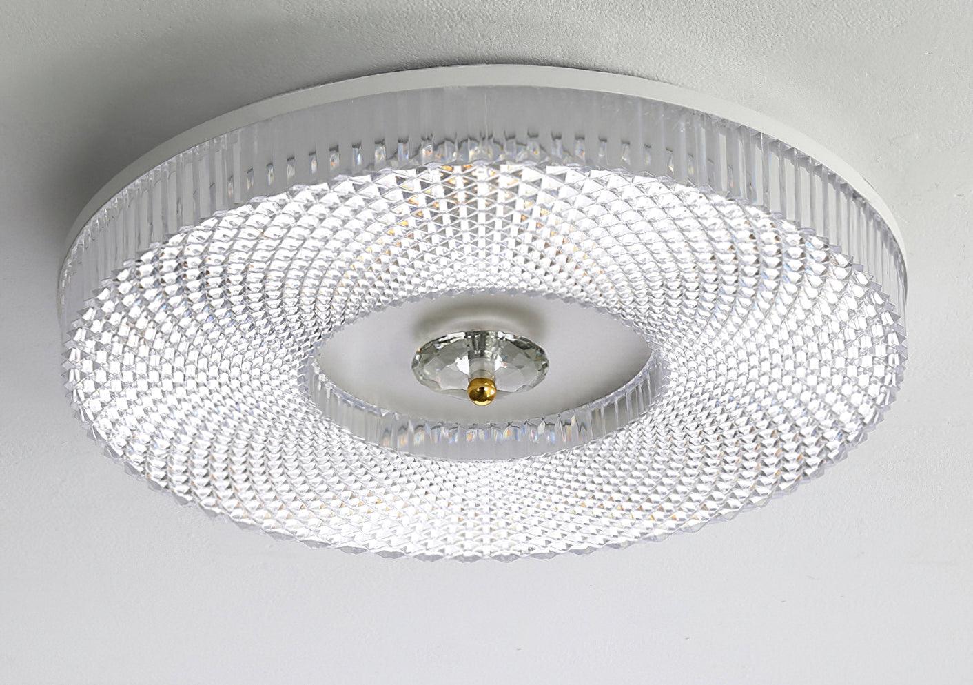 Plafondlamp Minimalistisch met Gestructureerd Acryl Diffuser en Geïntegreerde LED