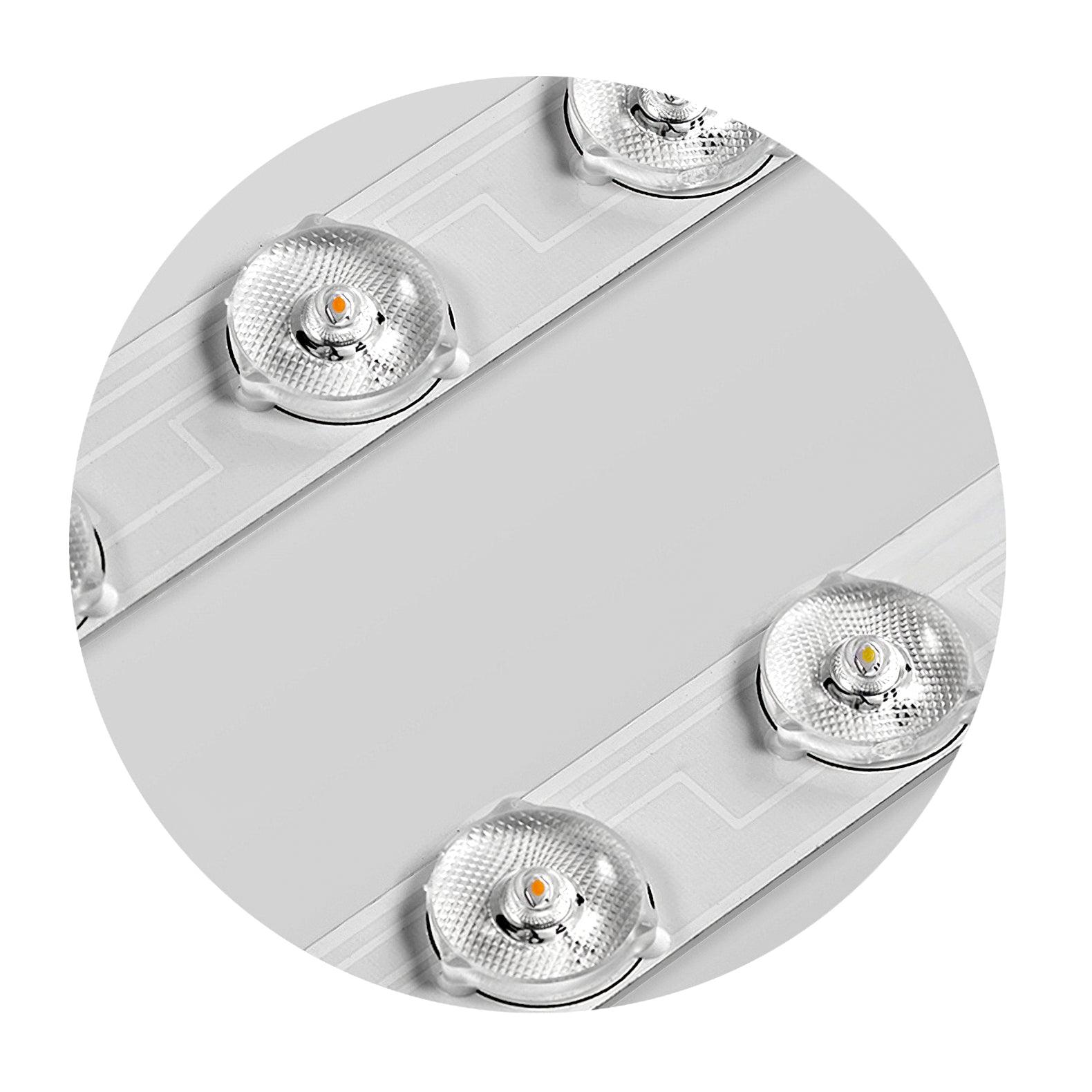 Plafondlamp Minimalistisch met Gestructureerd Acryl Diffuser en Geïntegreerde LED