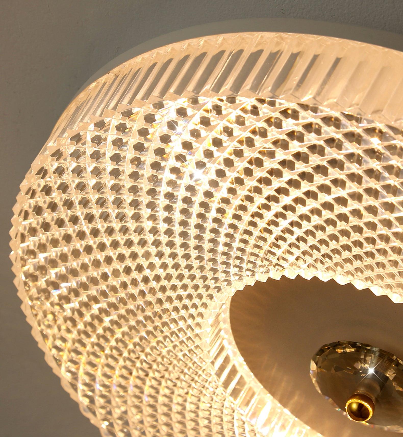Plafondlamp Minimalistisch met Gestructureerd Acryl Diffuser en Geïntegreerde LED