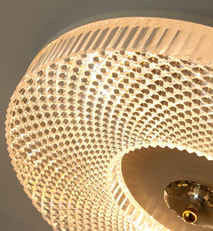Plafondlamp Minimalistisch met Gestructureerd Acryl Diffuser en Geïntegreerde LED