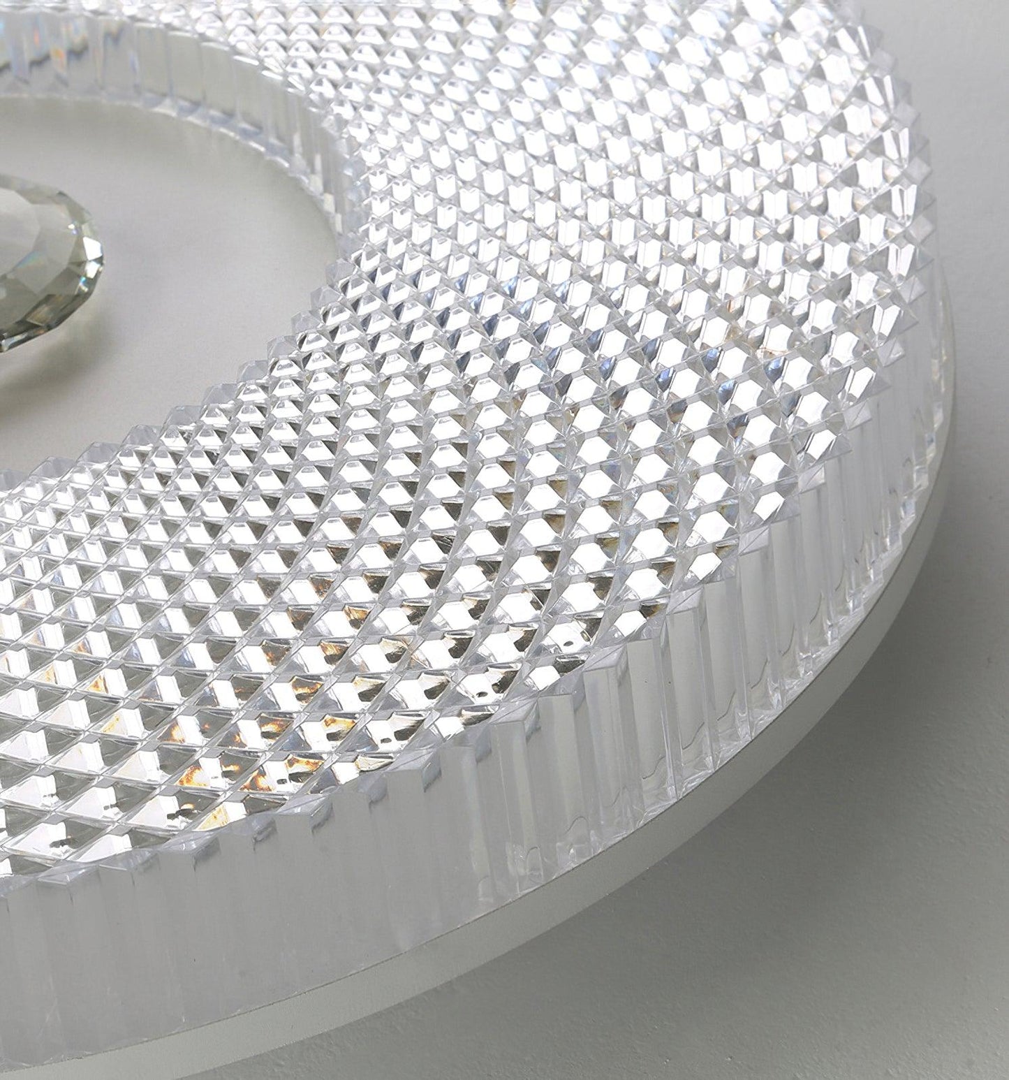 Plafondlamp Minimalistisch met Gestructureerd Acryl Diffuser en Geïntegreerde LED