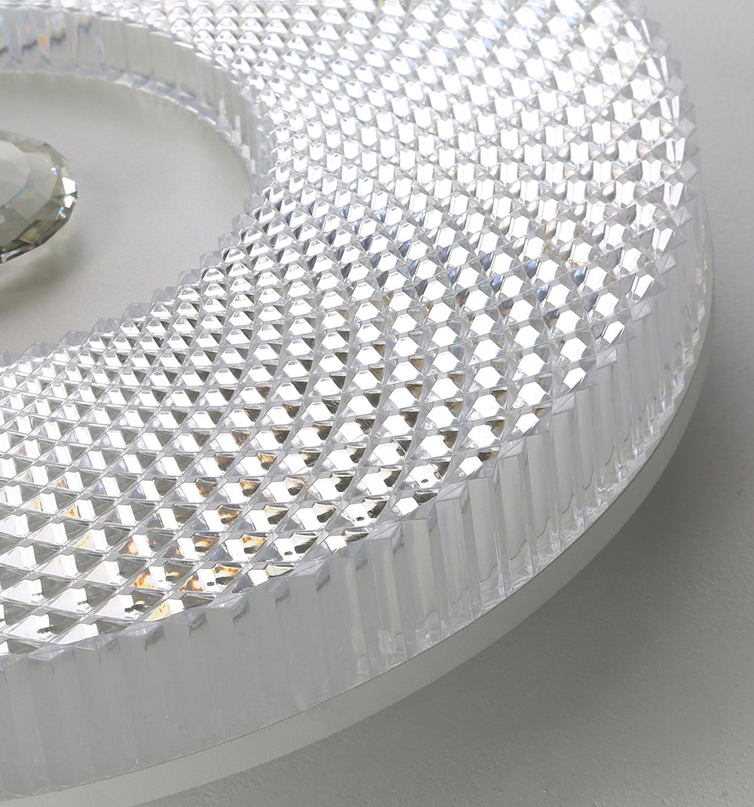 Plafondlamp Minimalistisch met Gestructureerd Acryl Diffuser en Geïntegreerde LED