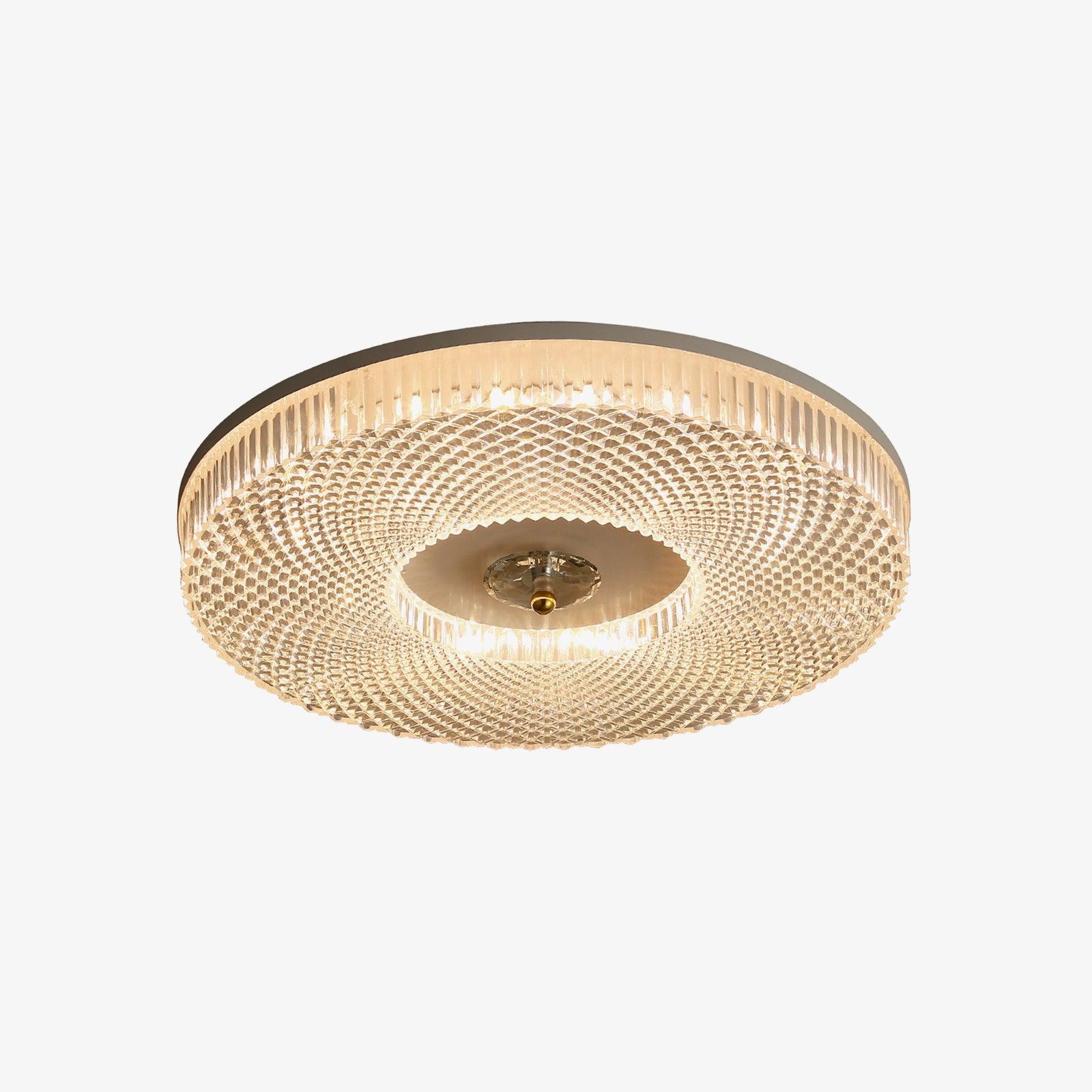 Plafondlamp Minimalistisch met Gestructureerd Acryl Diffuser en Geïntegreerde LED