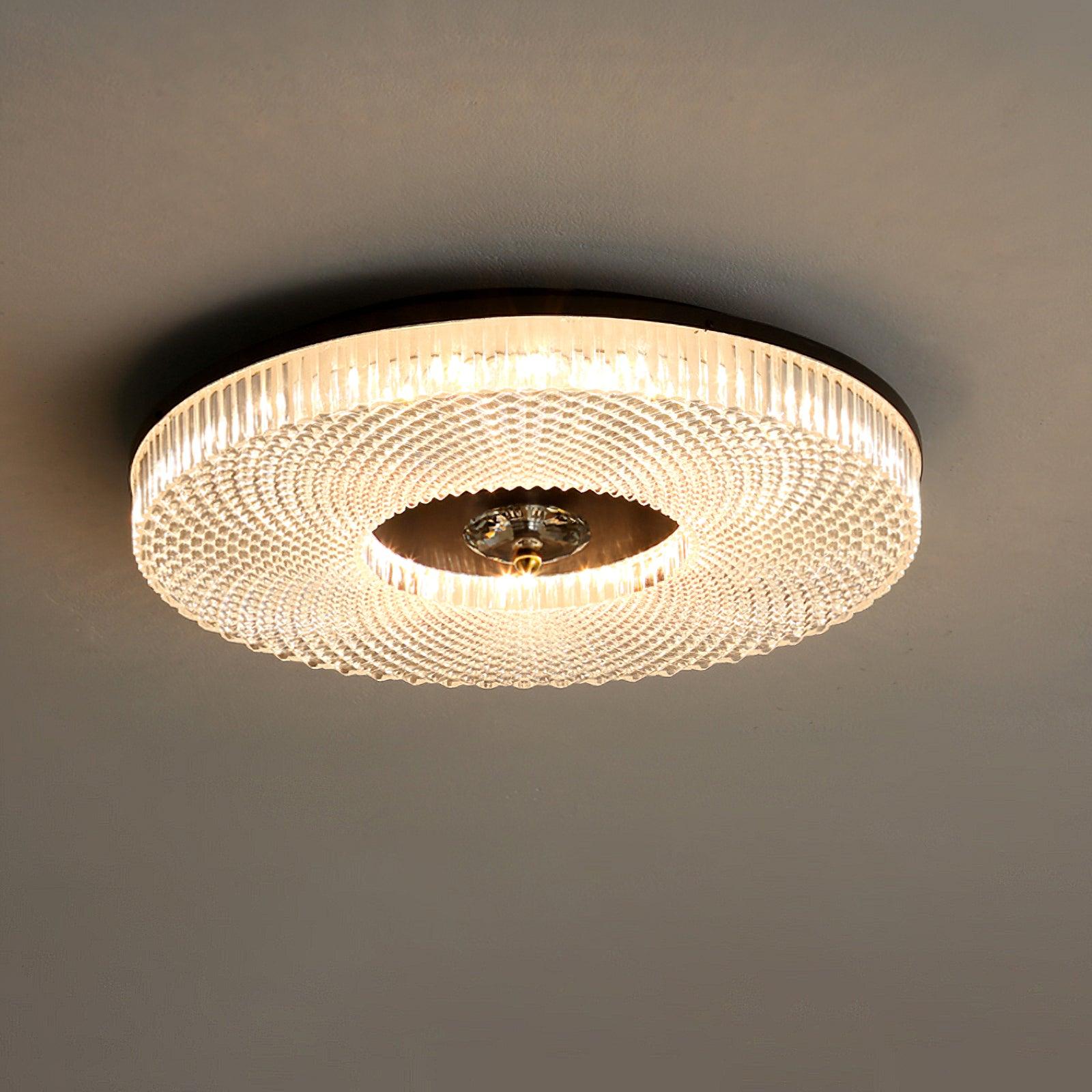Plafondlamp Minimalistisch met Gestructureerd Acryl Diffuser en Geïntegreerde LED