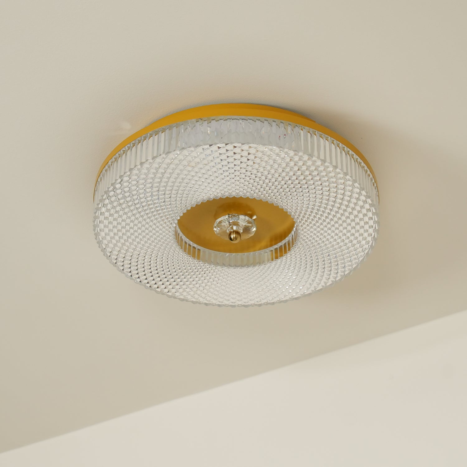 Plafondlamp Minimalistisch met Gestructureerd Acryl Diffuser en Geïntegreerde LED