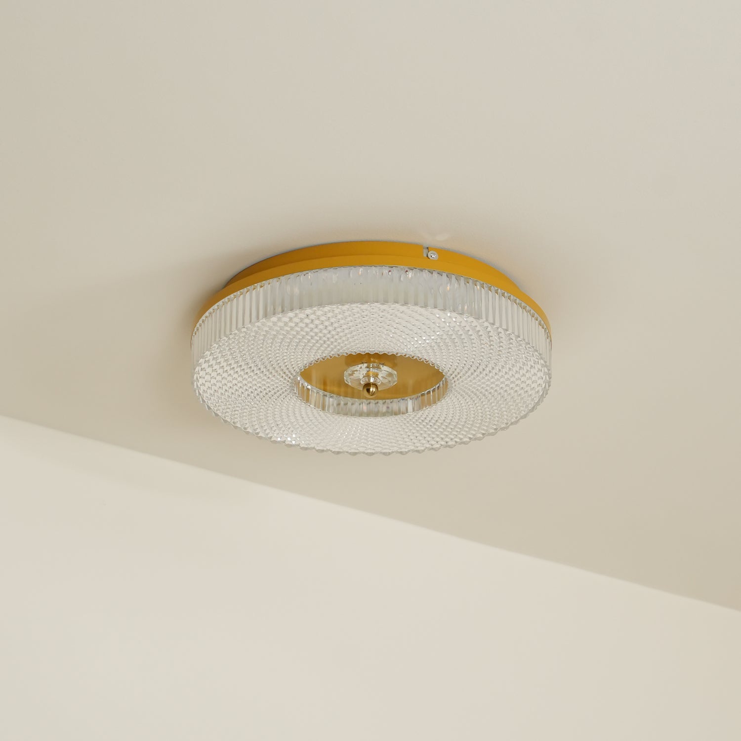 Plafondlamp Minimalistisch met Gestructureerd Acryl Diffuser en Geïntegreerde LED