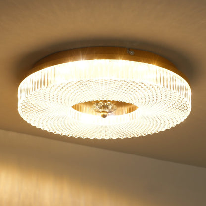 Plafondlamp Minimalistisch met Gestructureerd Acryl Diffuser en Geïntegreerde LED