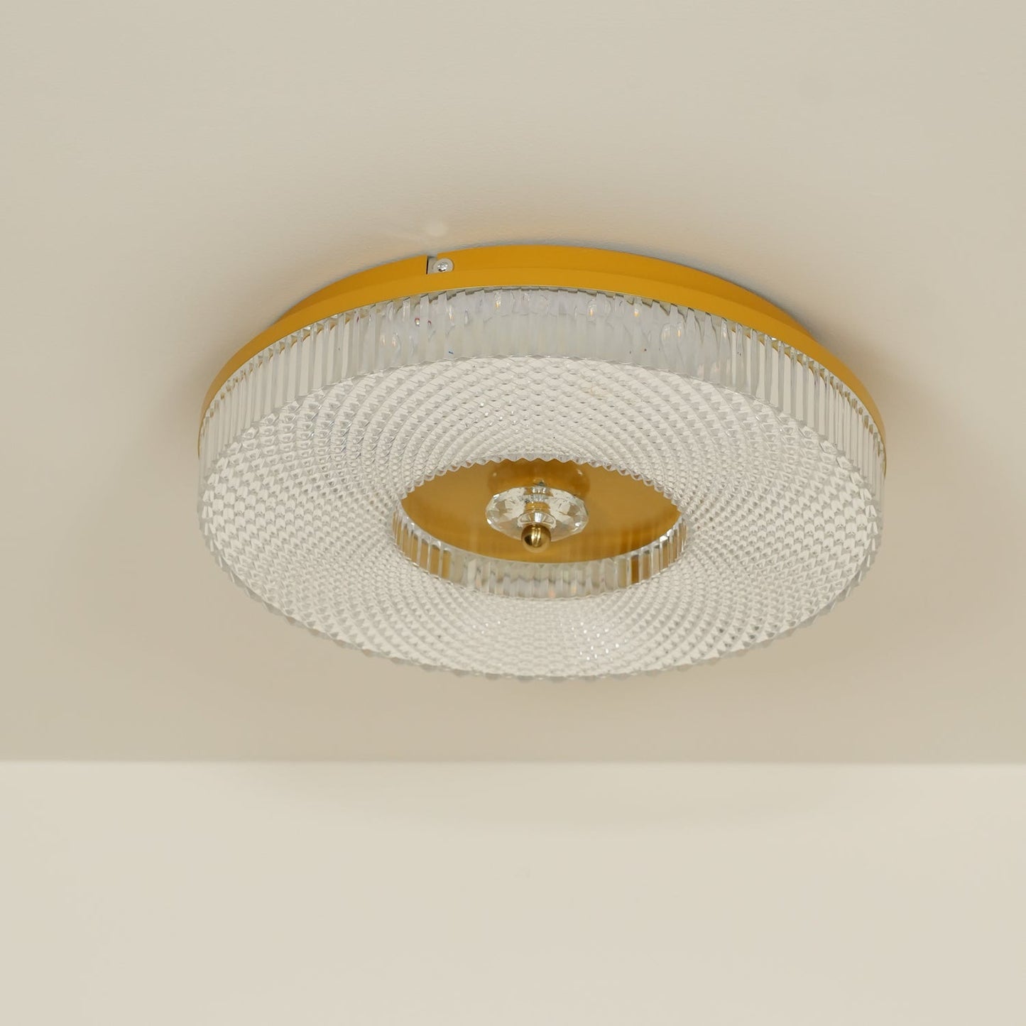 Plafondlamp Minimalistisch met Gestructureerd Acryl Diffuser en Geïntegreerde LED