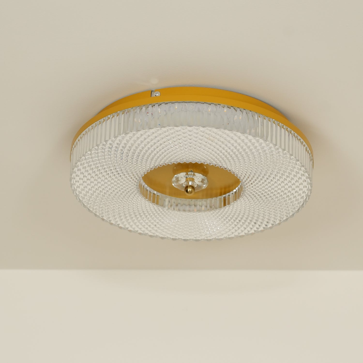 Plafondlamp Minimalistisch met Gestructureerd Acryl Diffuser en Geïntegreerde LED