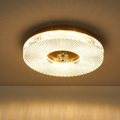 Plafondlamp Minimalistisch met Gestructureerd Acryl Diffuser en Geïntegreerde LED