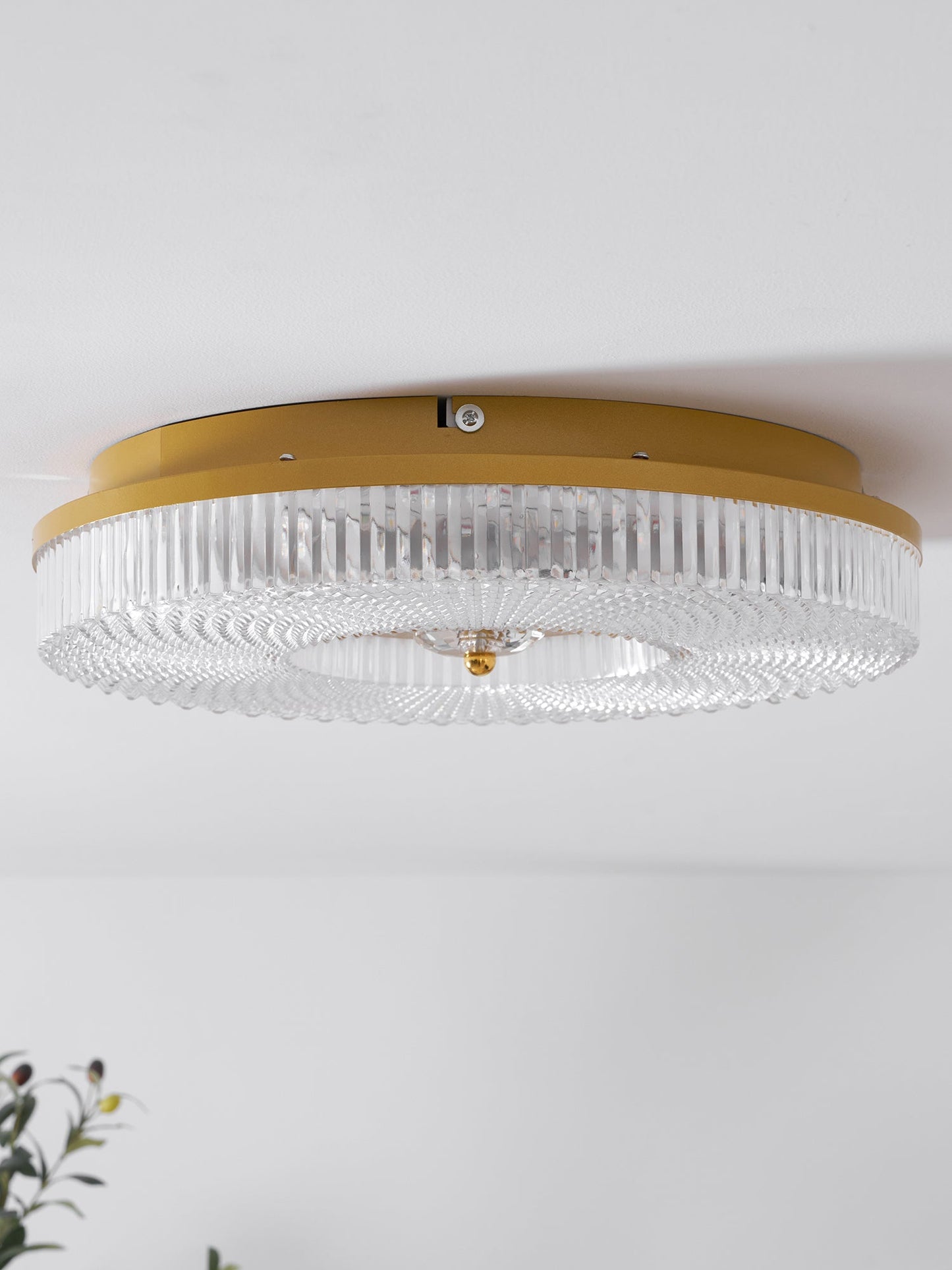Plafondlamp Minimalistisch met Gestructureerd Acryl Diffuser en Geïntegreerde LED