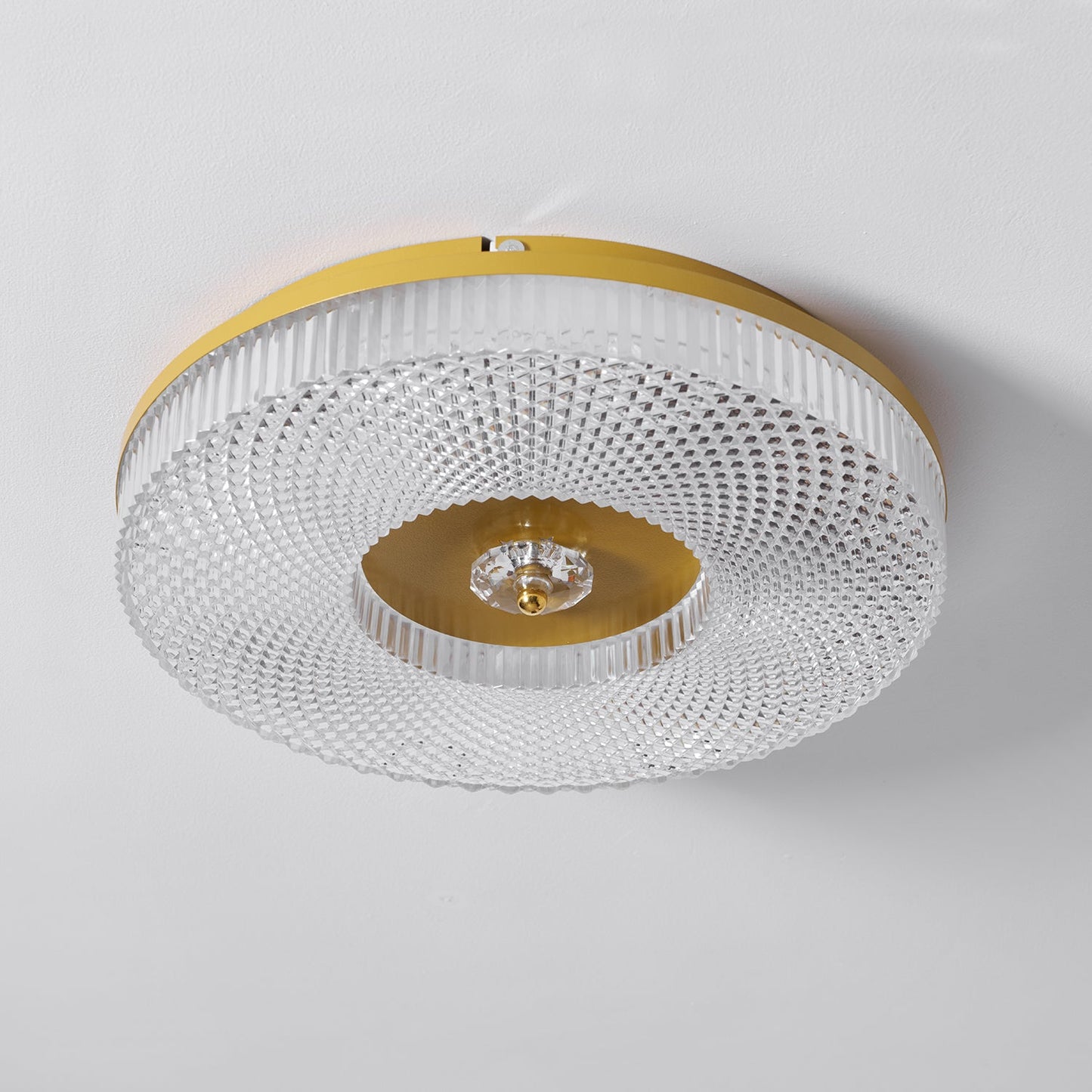 Plafondlamp Minimalistisch met Gestructureerd Acryl Diffuser en Geïntegreerde LED