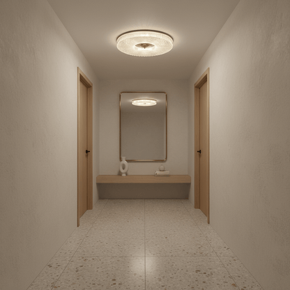 Plafondlamp Minimalistisch met Gestructureerd Acryl Diffuser en Geïntegreerde LED