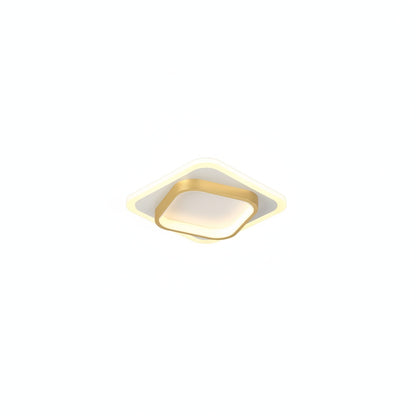 Plafondlamp Modern LED met Dubbel Vierkant Frame voor Hal en Slaapkamer