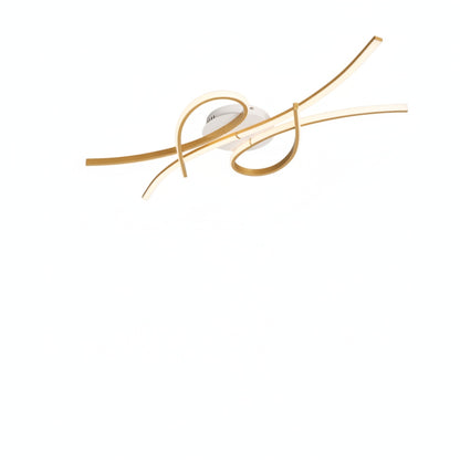 Plafondlamp Modern LED met Golvend Design en Dimfunctie