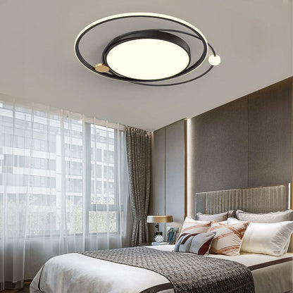 Plafondlamp Modern met Dubbele Ring en Geïntegreerde LED ##POS:11##