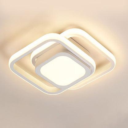 Plafondlamp Modern met Dubbele Ring en Geïntegreerde LED