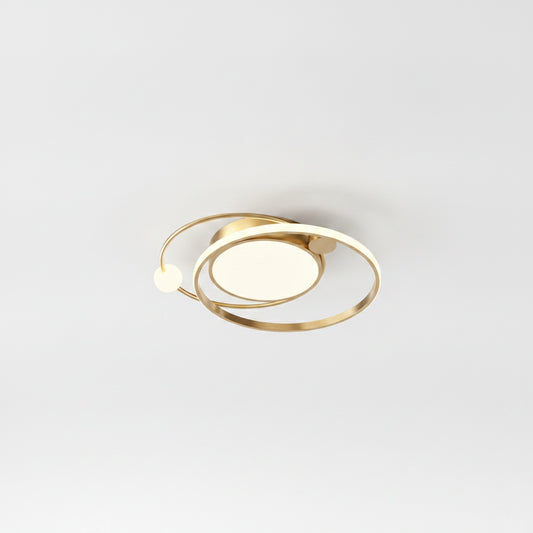Plafondlamp Modern met Dubbele Ring en Geïntegreerde LED