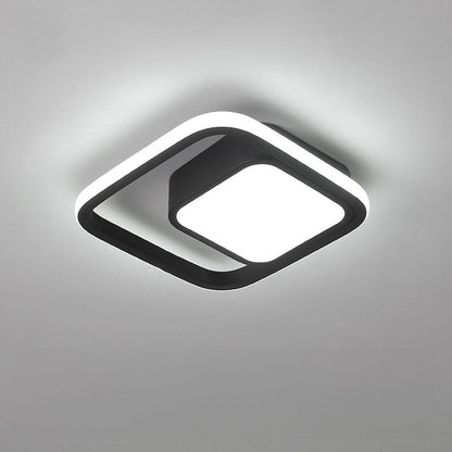 Plafondlamp Modern met Dubbele Ring en Geïntegreerde LED