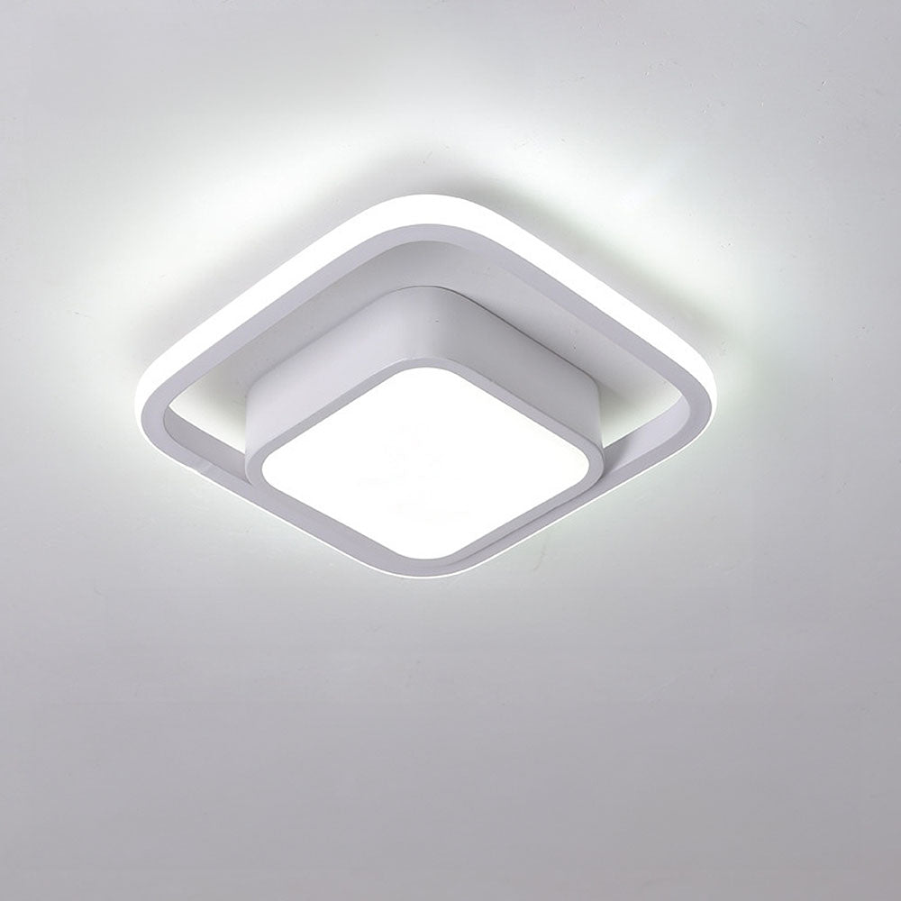 Plafondlamp Modern met Dubbele Ring en Geïntegreerde LED