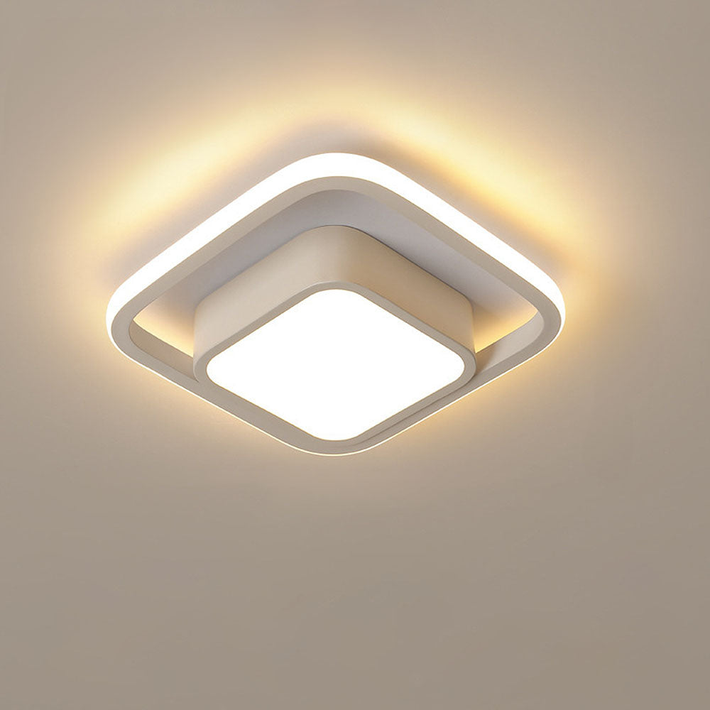 Plafondlamp Modern met Dubbele Ring en Geïntegreerde LED