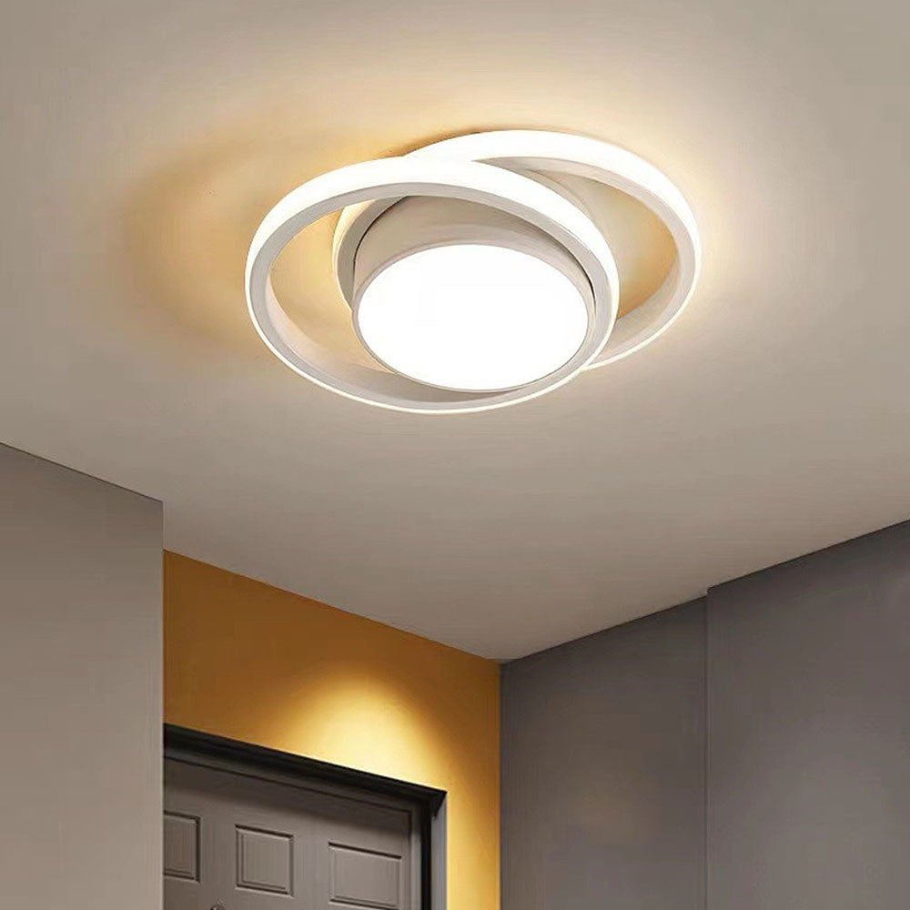 Plafondlamp Modern met Dubbele Ring en Geïntegreerde LED