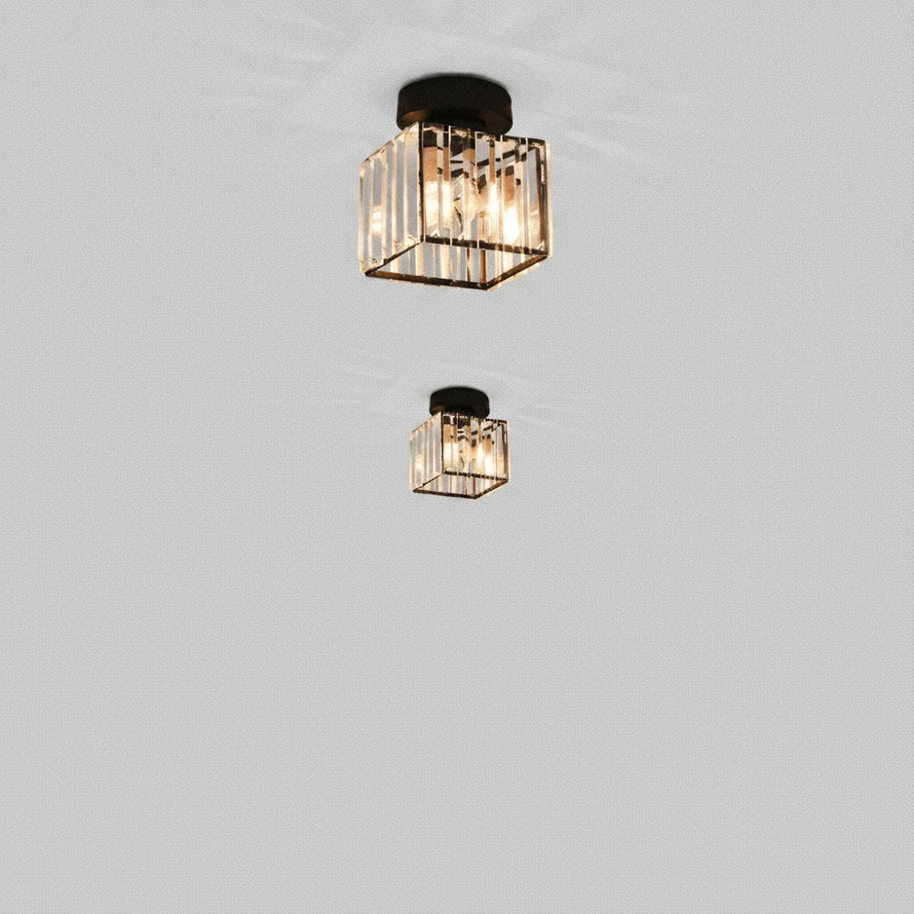 Plafondlamp Modern met Kristallen Kap en Decoratieve Lichtpatronen