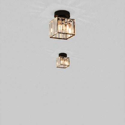 Plafondlamp Modern met Kristallen Kap en Decoratieve Lichtpatronen