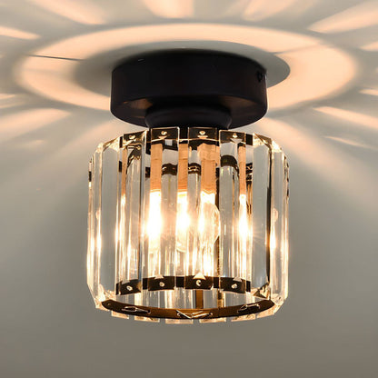 Plafondlamp Modern met Kristallen Kap en Decoratieve Lichtpatronen