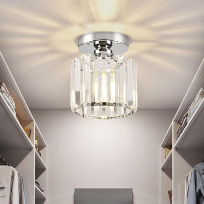 Plafondlamp Modern met Kristallen Kap en Decoratieve Lichtpatronen
