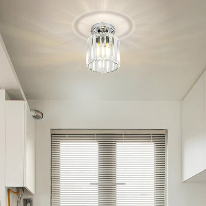 Plafondlamp Modern met Kristallen Kap en Decoratieve Lichtpatronen