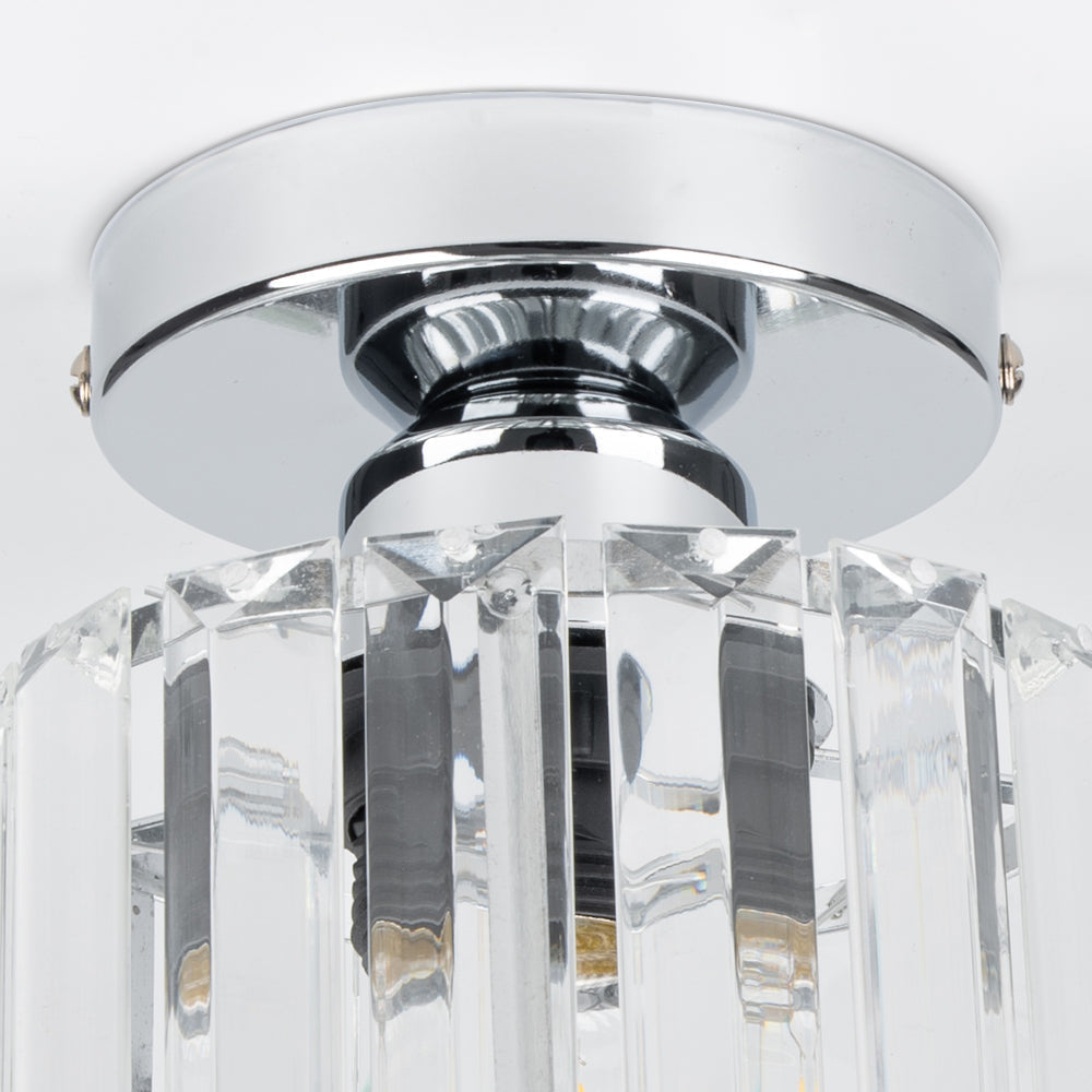 Plafondlamp Modern met Kristallen Kap en Decoratieve Lichtpatronen ##POS:32##
