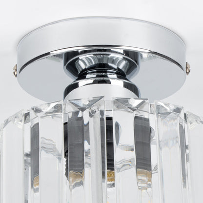 Plafondlamp Modern met Kristallen Kap en Decoratieve Lichtpatronen ##POS:32##