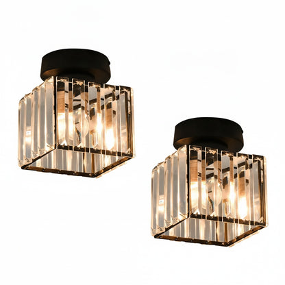 Plafondlamp Modern met Kristallen Kap en E27 Fitting