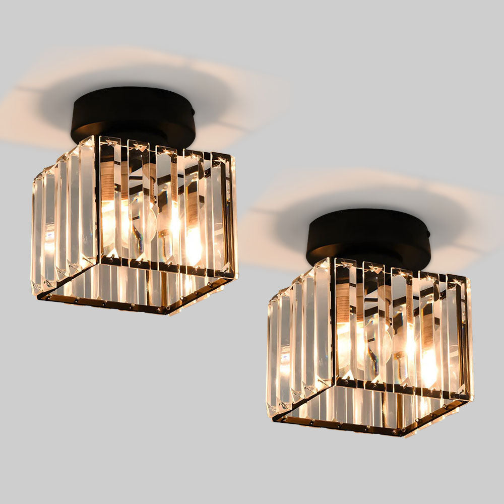 Plafondlamp Modern met Kristallen Kap en E27 Fitting