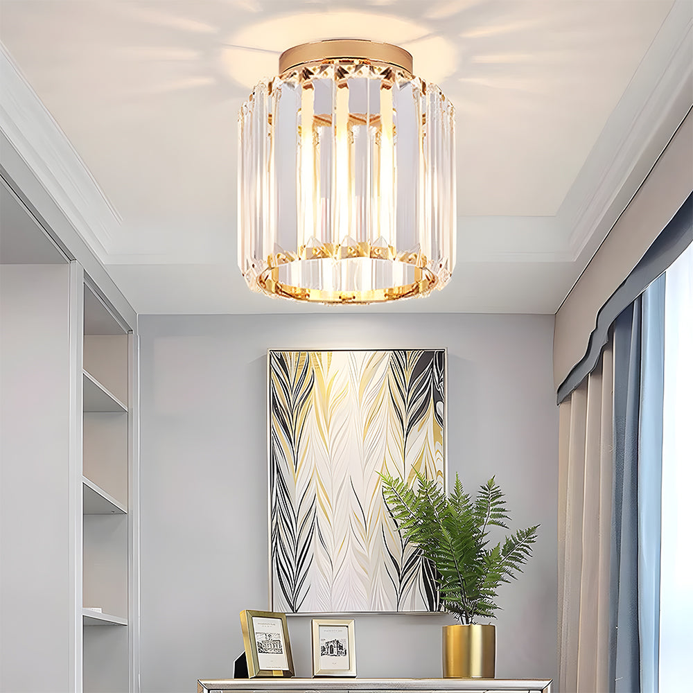 Plafondlamp Modern met Kristallen Kap en E27 Fitting