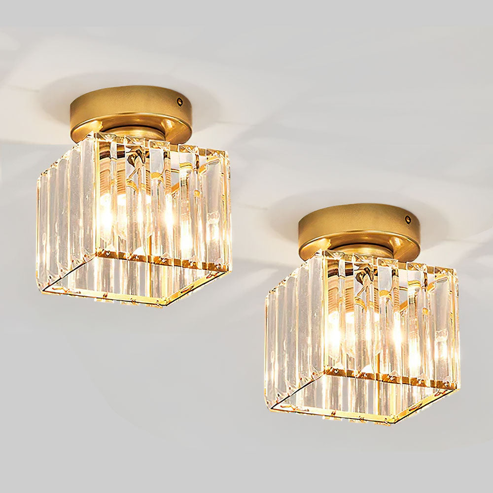 Plafondlamp Modern met Kristallen Kap en E27 Fitting