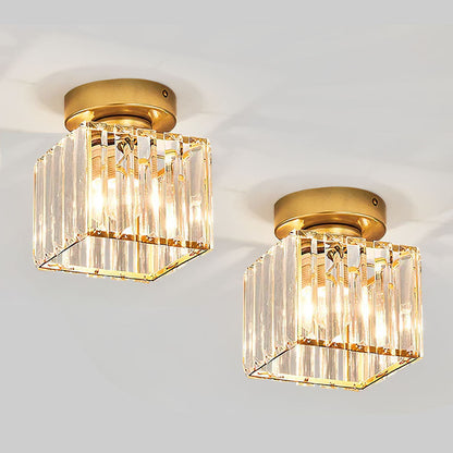 Plafondlamp Modern met Kristallen Kap en E27 Fitting