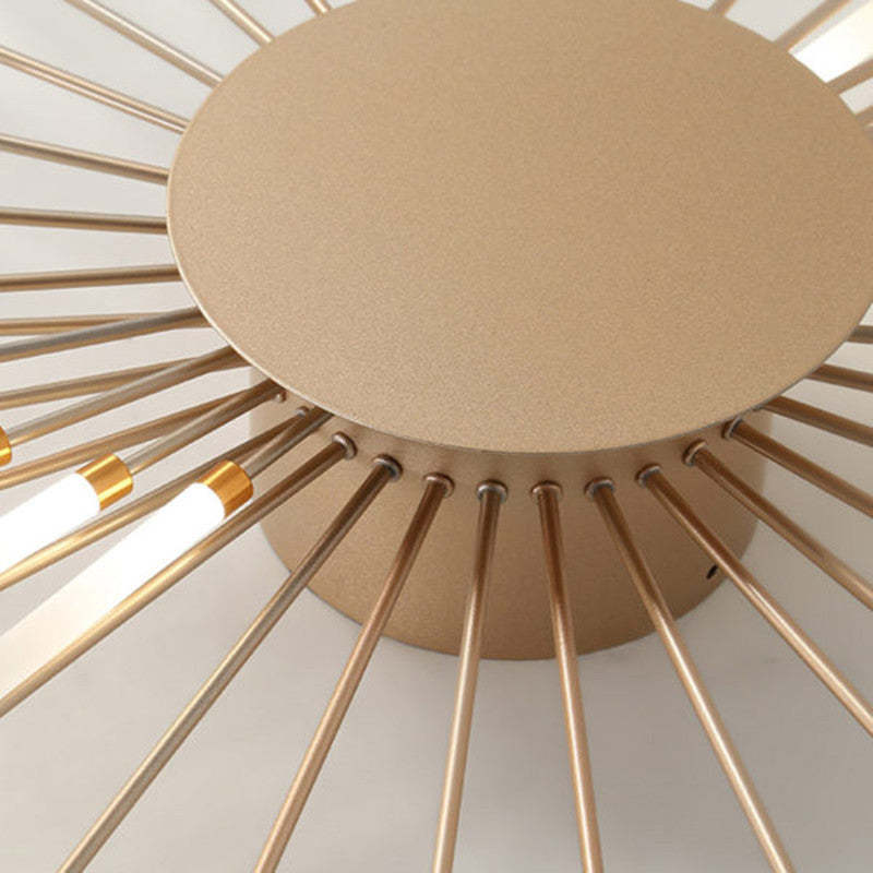 Plafondlamp Modern met LED Vuurwerk Design en Geïntegreerde Spots