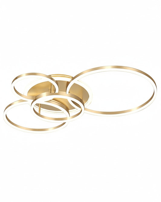 Plafondlamp Modern met Meerdere Ringen en Geïntegreerde LED Dimbaar