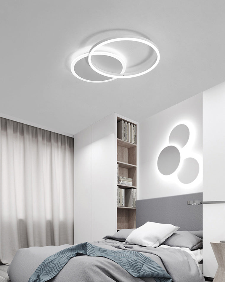 Plafondlamp Modern met Meerdere Ringen en Geïntegreerde LED Dimbaar