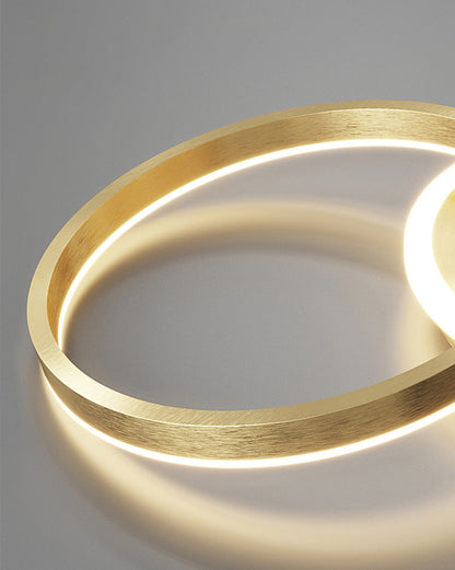 Plafondlamp Modern met Meerdere Ringen en Geïntegreerde LED Dimbaar