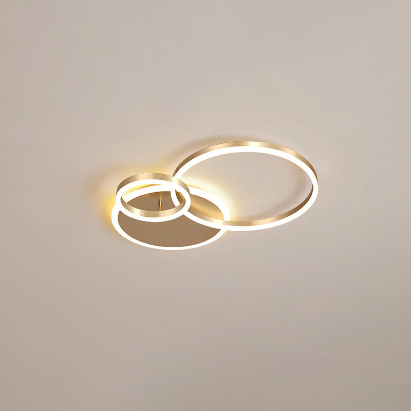 Plafondlamp Modern met Meerdere Ringen en Geïntegreerde LED Dimbaar