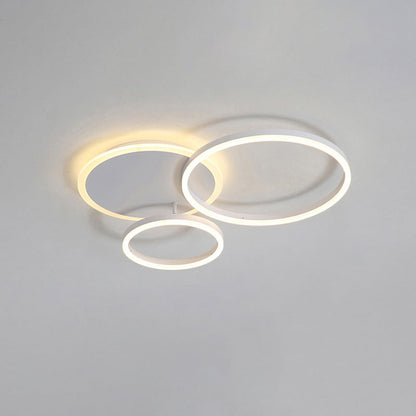 Plafondlamp Modern met Meerdere Ringen en Geïntegreerde LED Dimbaar