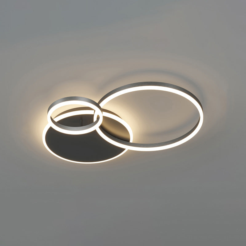 Plafondlamp Modern met Meerdere Ringen en Geïntegreerde LED Dimbaar
