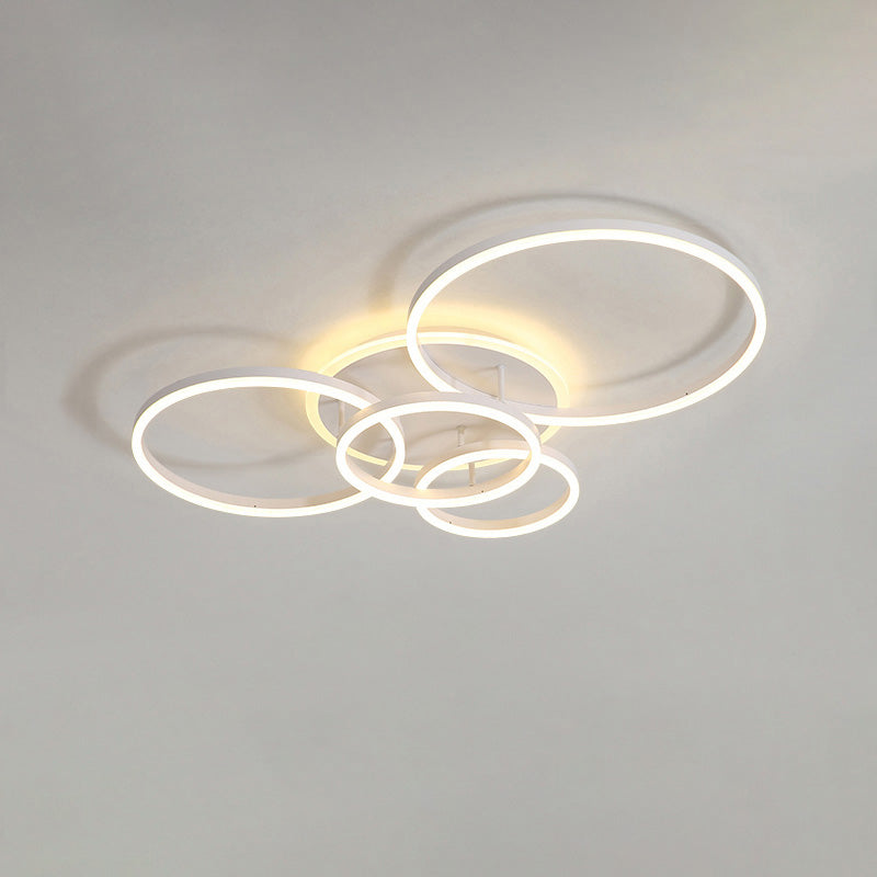 Plafondlamp Modern met Meerdere Ringen en Geïntegreerde LED Dimbaar