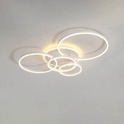 Plafondlamp Modern met Meerdere Ringen en Geïntegreerde LED Dimbaar